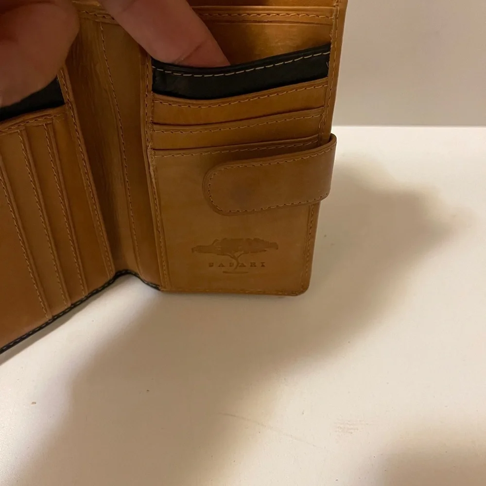 SAFARI LICHFIELD LEATHER lack and tan